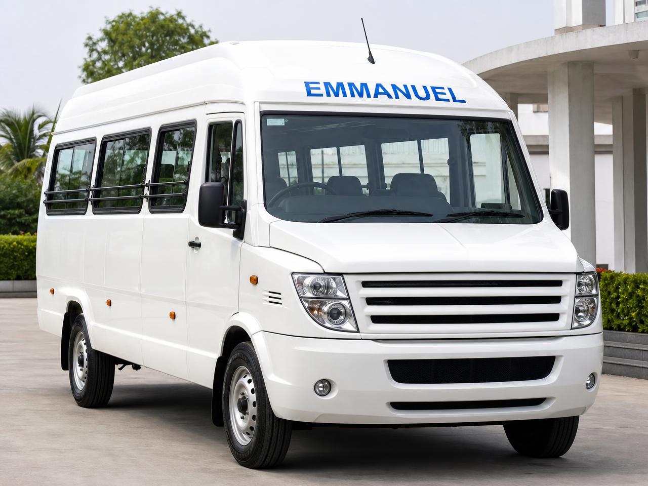 20 Seater Tempo Traveller available from Emmanuel Travels, Mumbai
